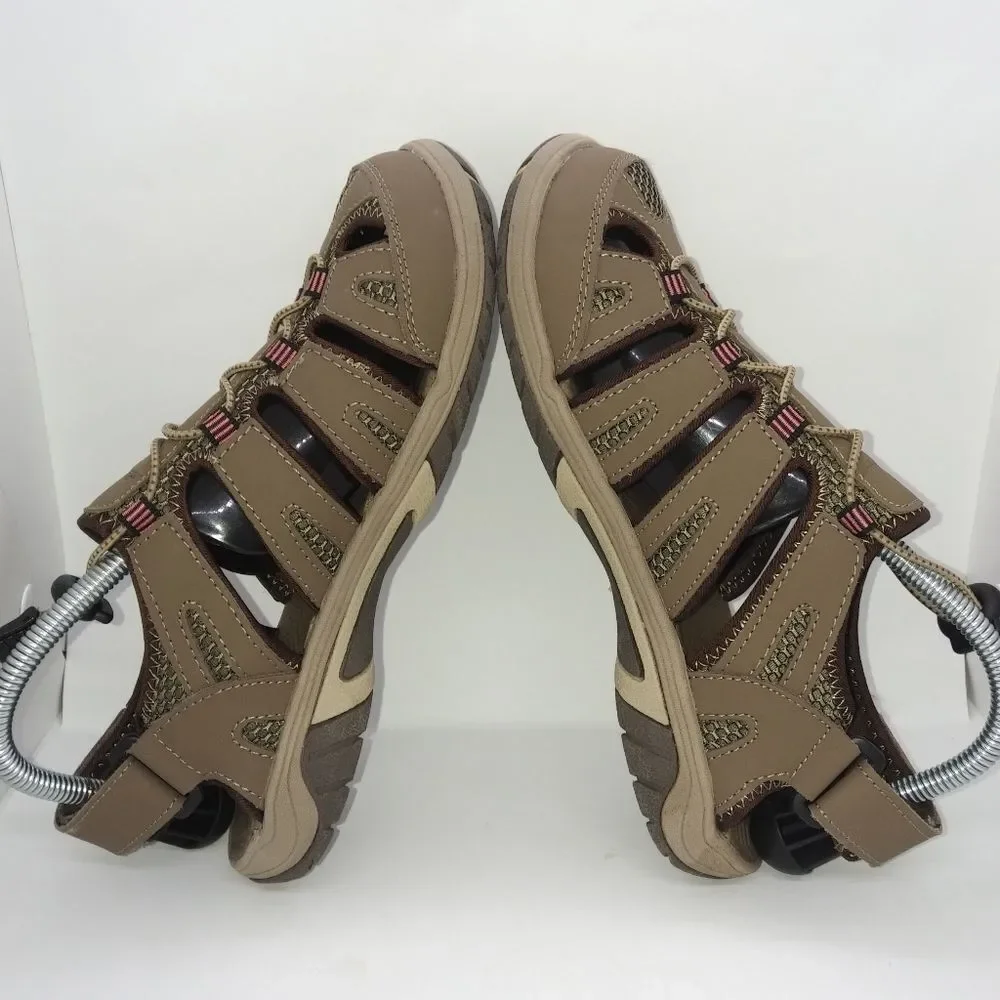 Eddie‎ Bauer Blakely Closed Toe Sandals Women's Size 7 M Brown